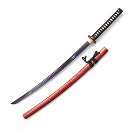[BH-4023] KATANA BH 4023 ORN 104CM ACERO NEGRA-ROJA