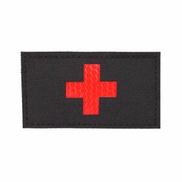 [IW-08344-BK] PARCHE IMMORTAL MEDICAL REFLECTANTE NEGRO